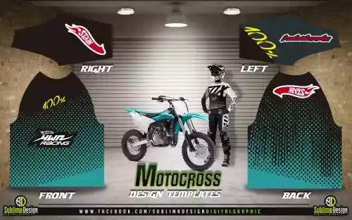 vectores plantilas MOTOCROSS,UNIFORME,MOTO,